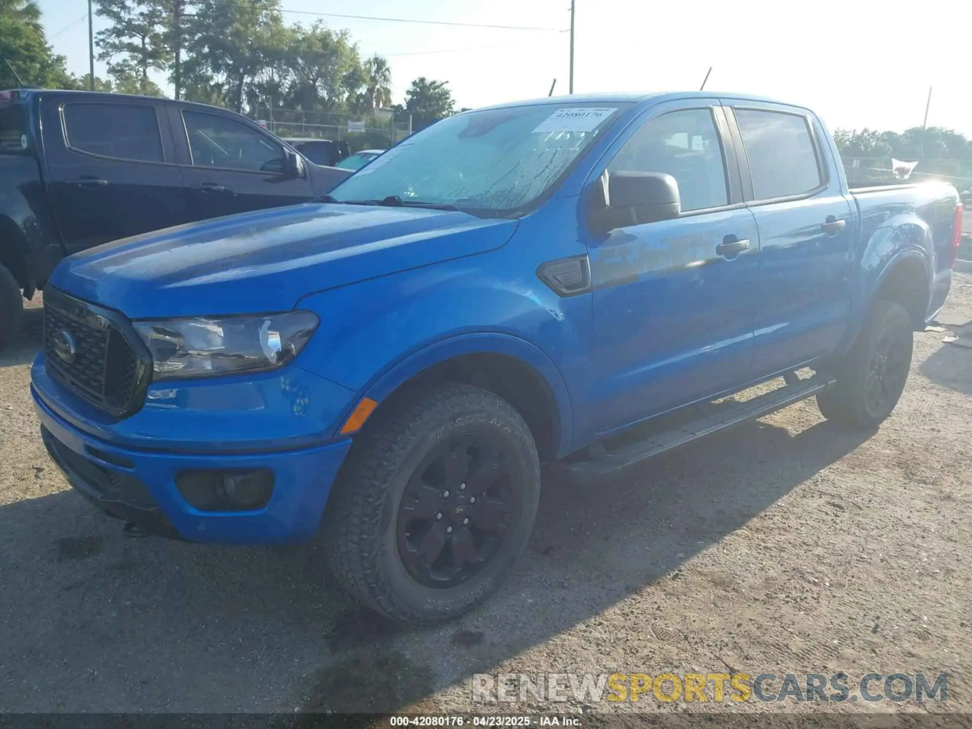 2 fotografías del automóvil dañado 1FTER4EH1PLE03513 FORD RANGER 2023