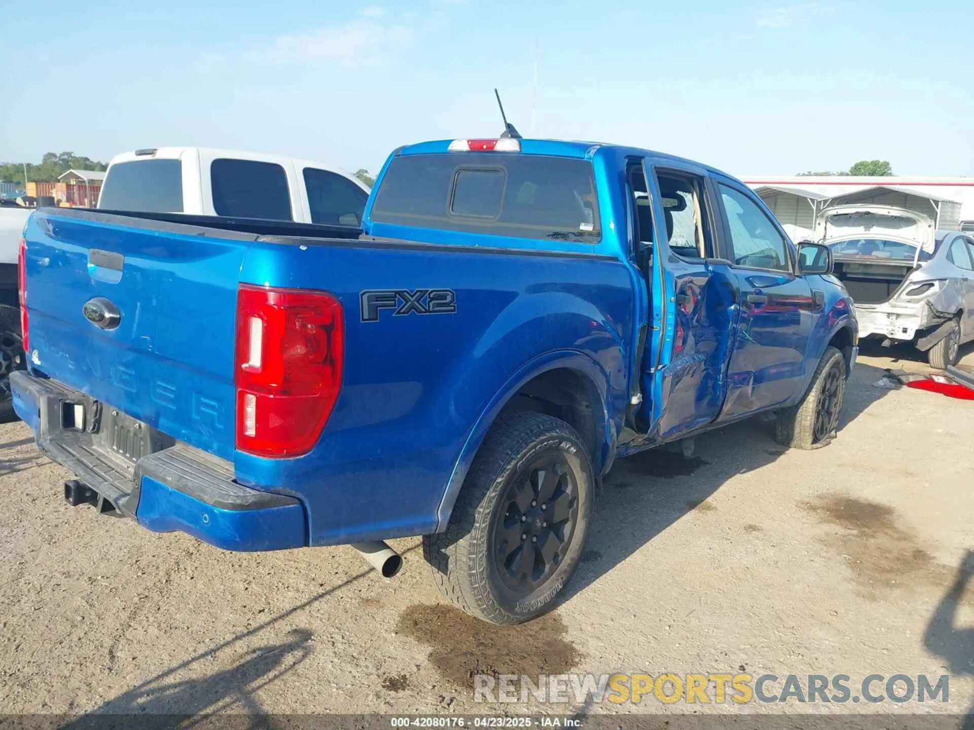 4 fotografías del automóvil dañado 1FTER4EH1PLE03513 FORD RANGER 2023