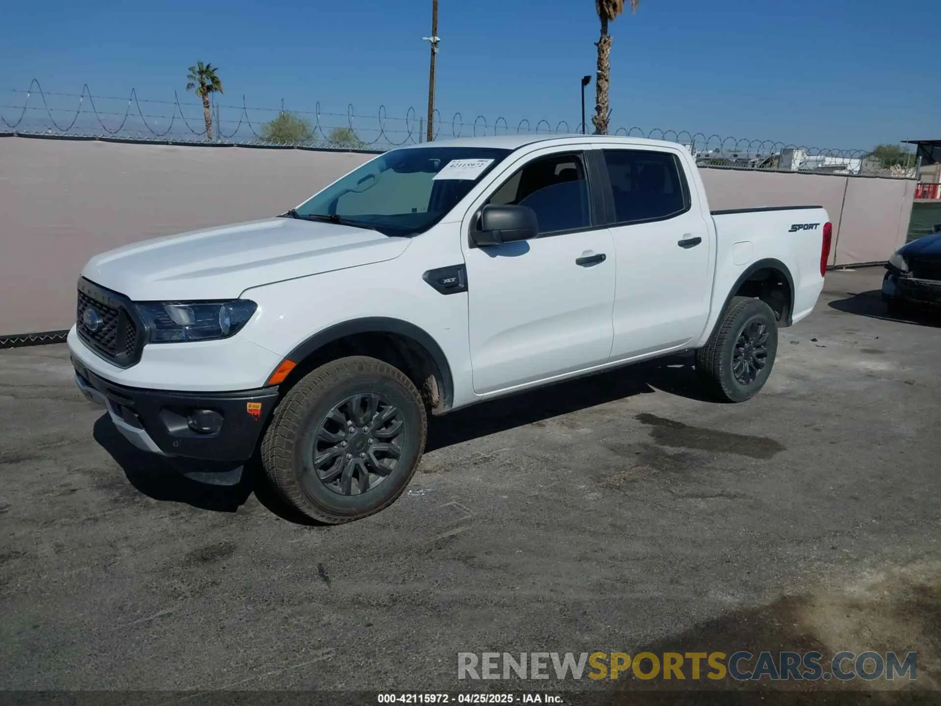 2 fotografías del automóvil dañado 1FTER4EH3PLE17297 FORD RANGER 2023