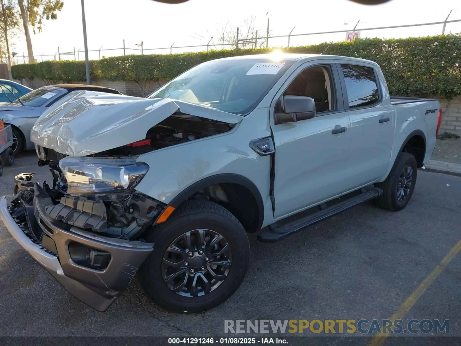 2 fotografías del automóvil dañado 1FTER4EH6PLE02485 FORD RANGER 2023