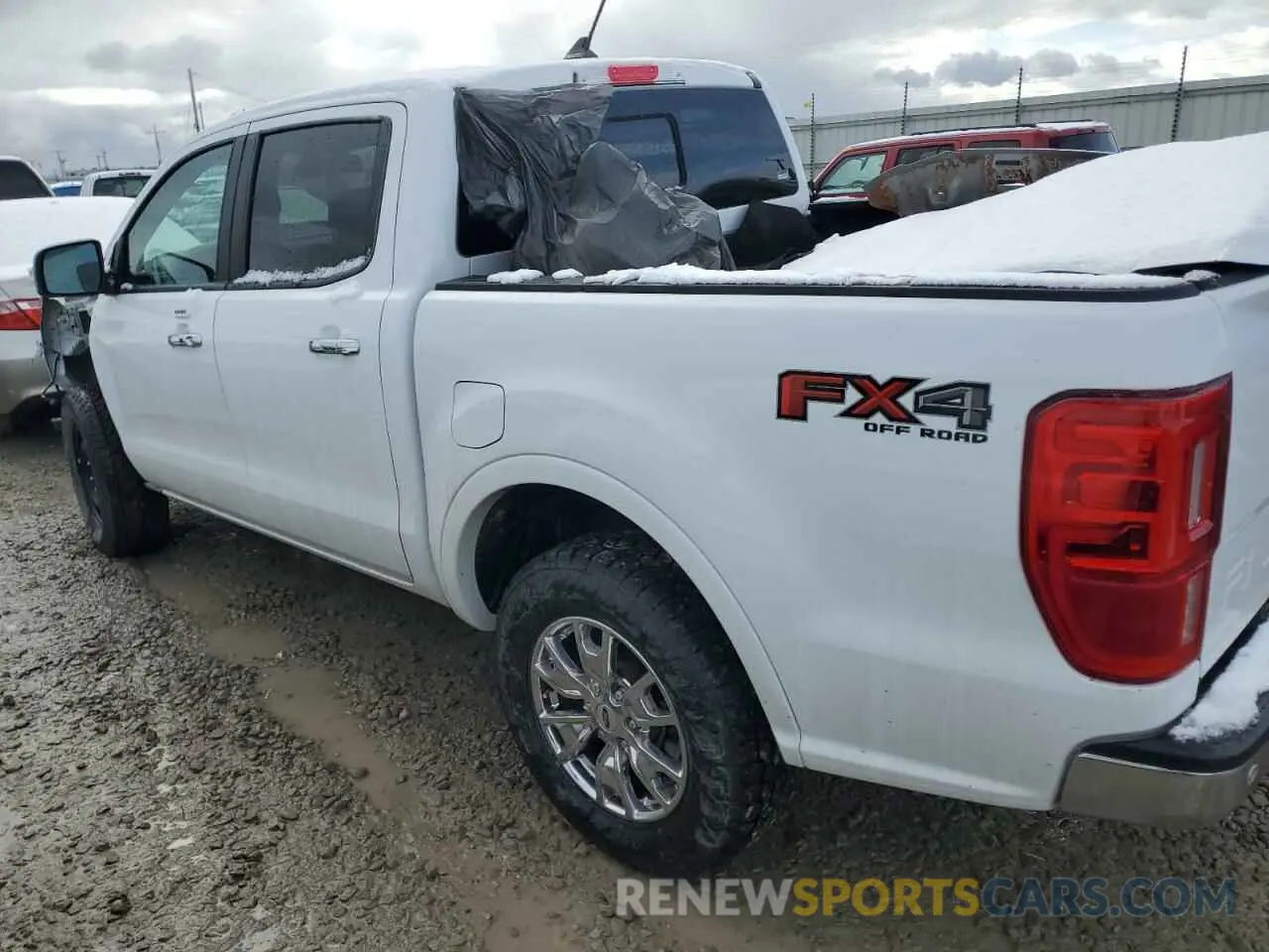 2 fotografías del automóvil dañado 1FTER4FH3PLE32400 FORD RANGER 2023