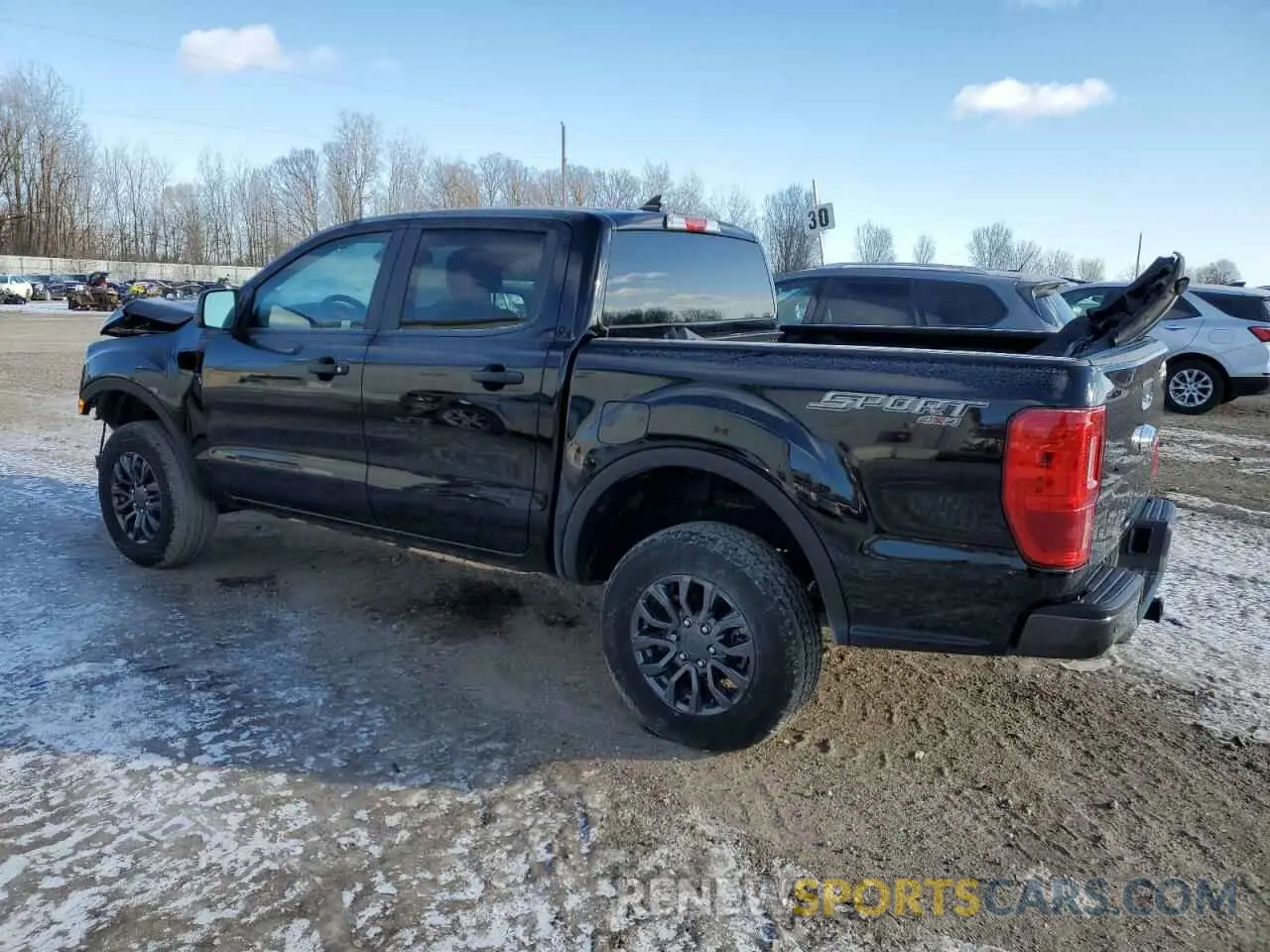 2 fotografías del automóvil dañado 1FTER4FH5PLE32009 FORD RANGER 2023