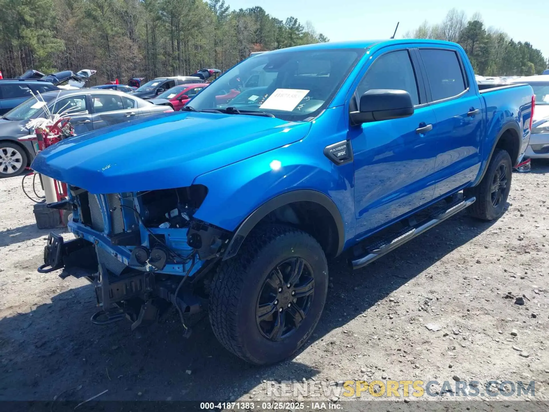 2 fotografías del automóvil dañado 1FTER4FH6PLE21133 FORD RANGER 2023
