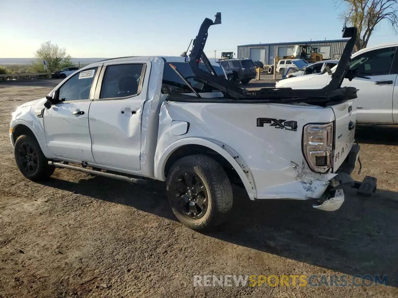 2 fotografías del automóvil dañado 1FTER4FH6PLE35033 FORD RANGER 2023