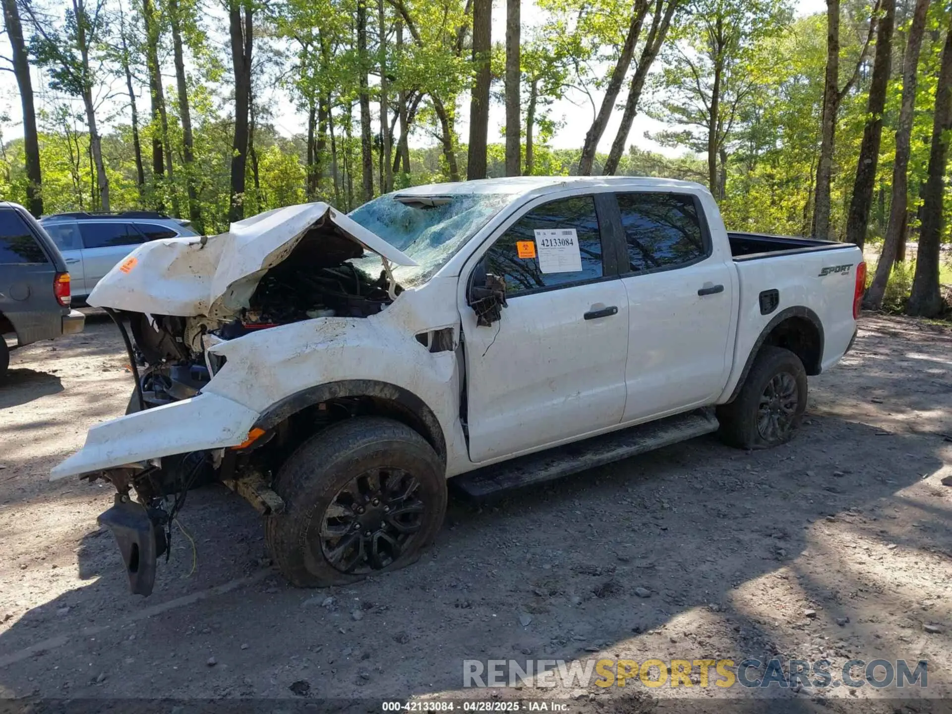 2 fotografías del automóvil dañado 1FTER4FH8PLE17939 FORD RANGER 2023