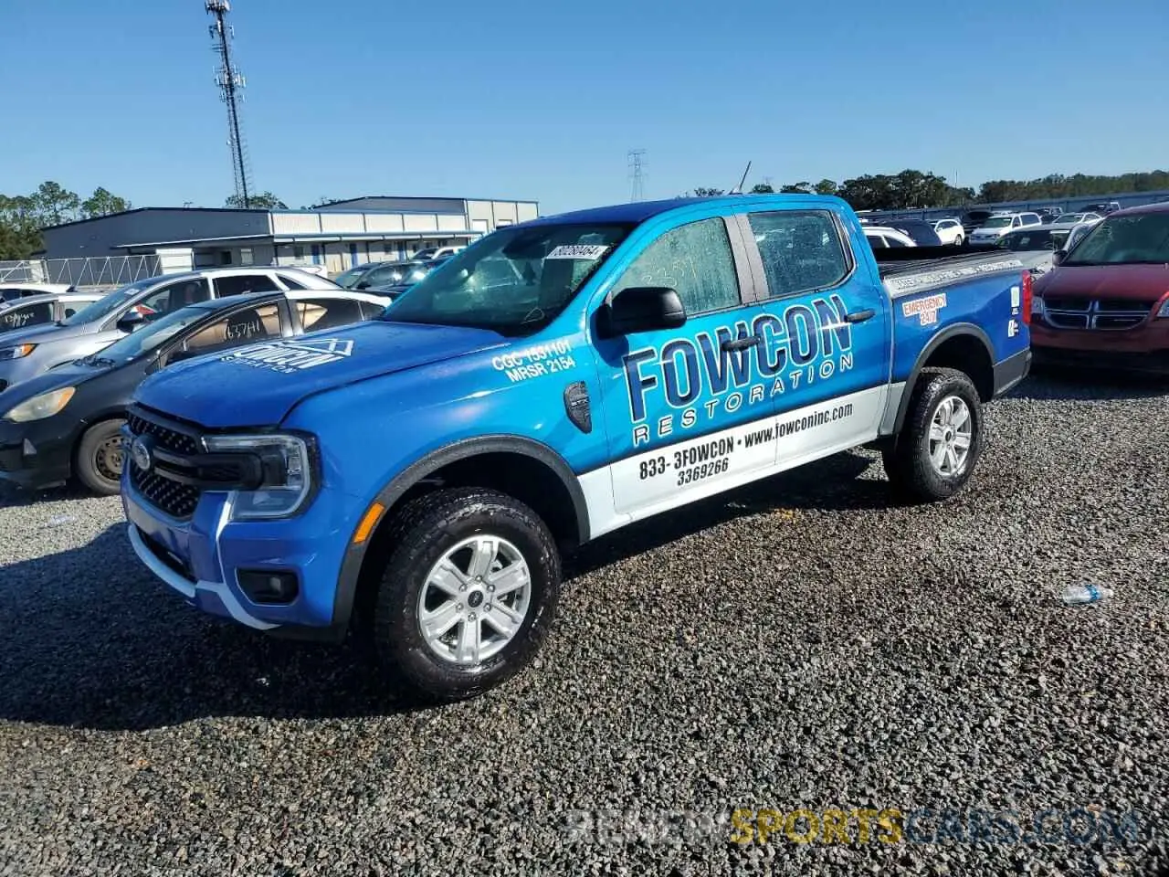 1 fotografías del automóvil dañado 1FTER4BH5RLE05613 FORD RANGER 2024