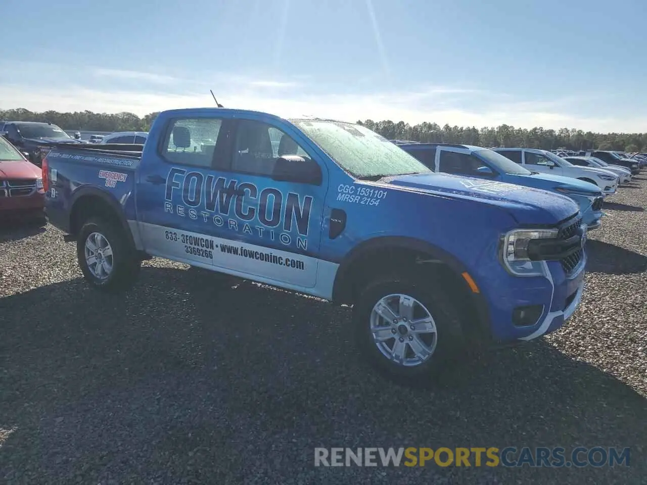 4 fotografías del automóvil dañado 1FTER4BH5RLE05613 FORD RANGER 2024