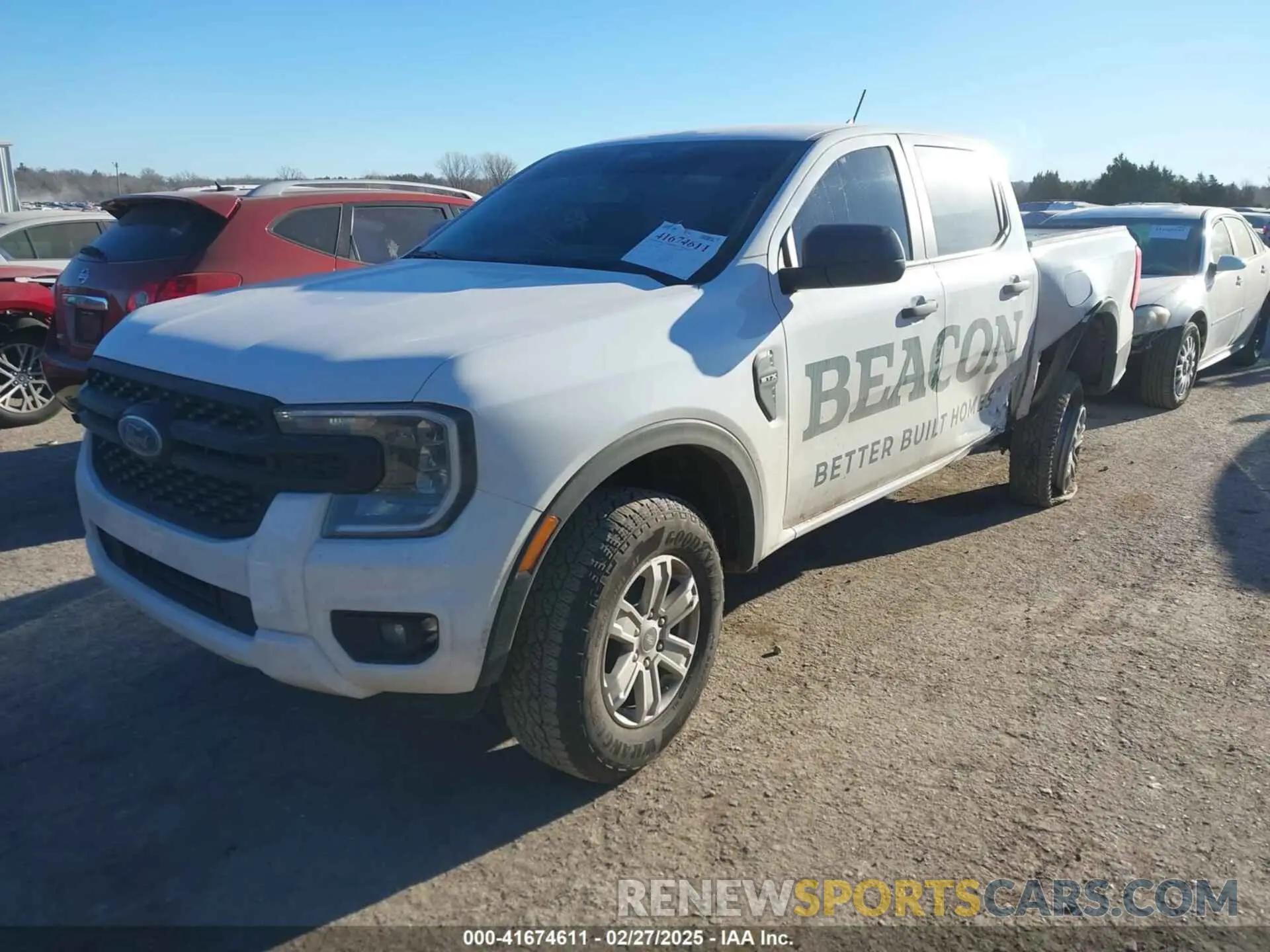 2 fotografías del automóvil dañado 1FTER4BH7RLE27371 FORD RANGER 2024