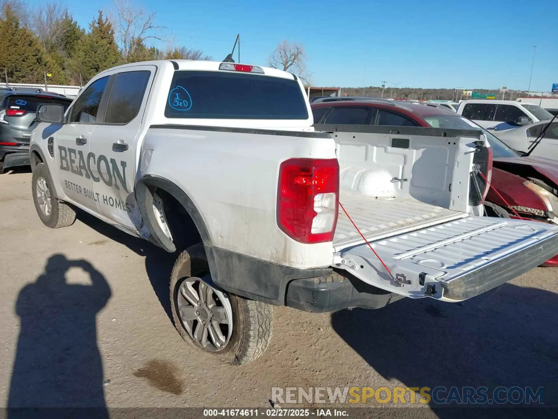 3 fotografías del automóvil dañado 1FTER4BH7RLE27371 FORD RANGER 2024