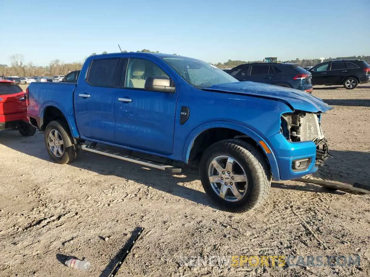 4 fotografías del automóvil dañado 1FTER4GH1RLE01261 FORD RANGER 2024
