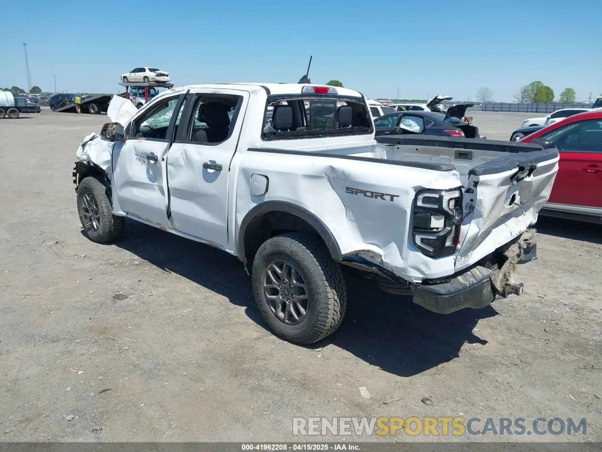 3 fotografías del automóvil dañado 1FTER4GHXRLE36218 FORD RANGER 2024