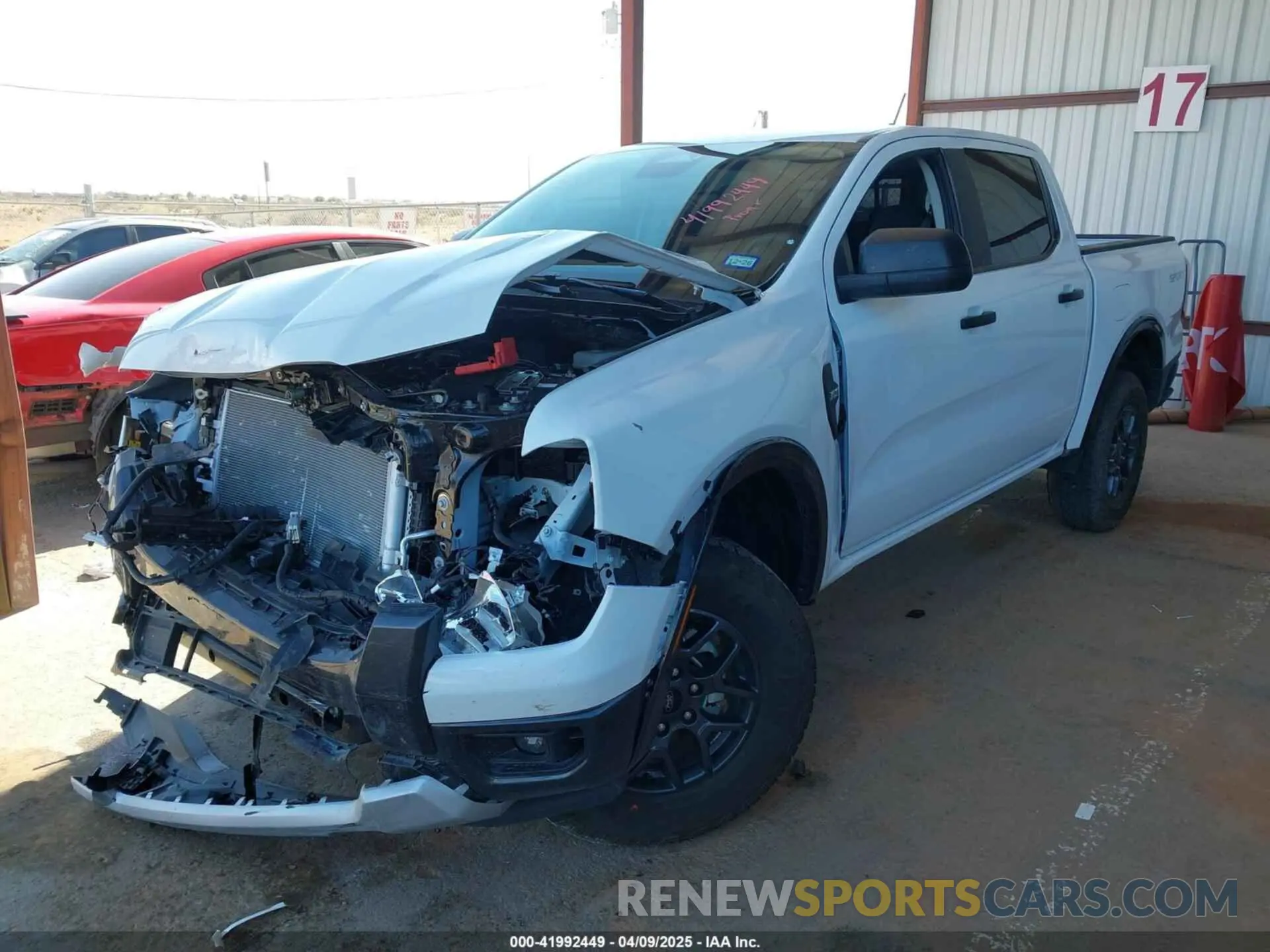 2 fotografías del automóvil dañado 1FTER4GHXRLE52080 FORD RANGER 2024