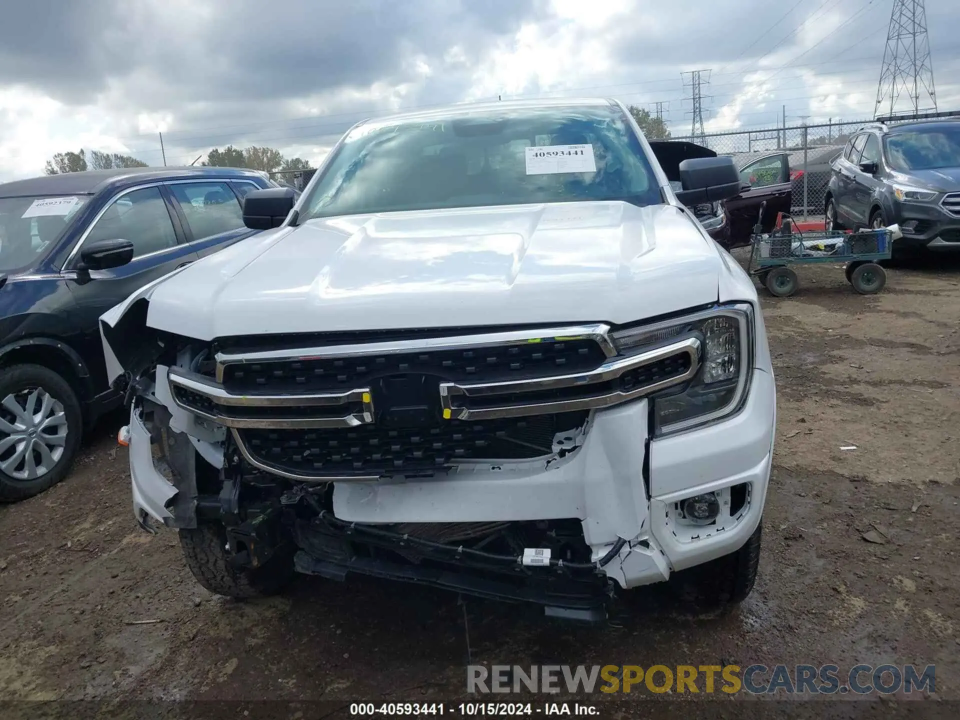 12 fotografías del automóvil dañado 1FTER4HH1RLE20889 FORD RANGER 2024
