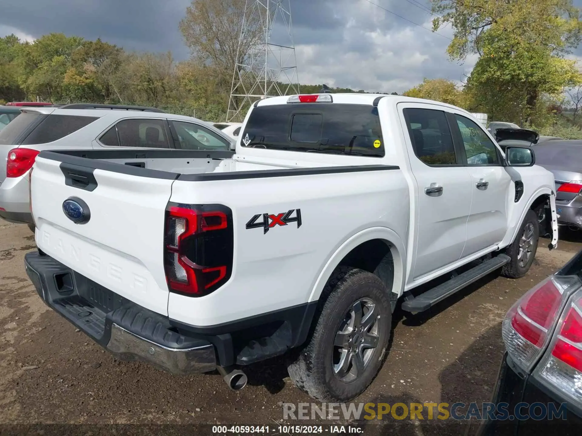 4 fotografías del automóvil dañado 1FTER4HH1RLE20889 FORD RANGER 2024