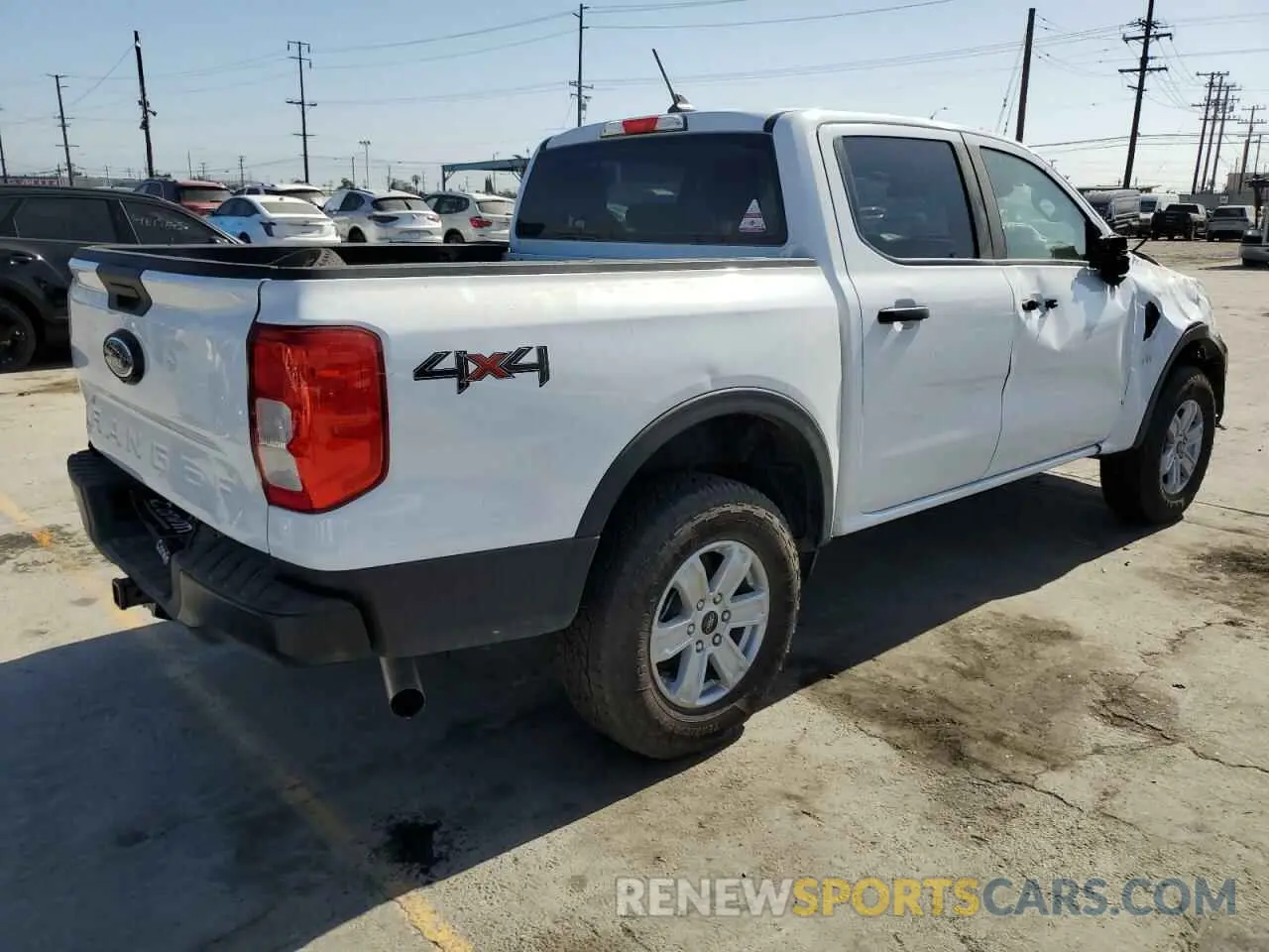3 fotografías del automóvil dañado 1FTER4PH4RLE25246 FORD RANGER 2024