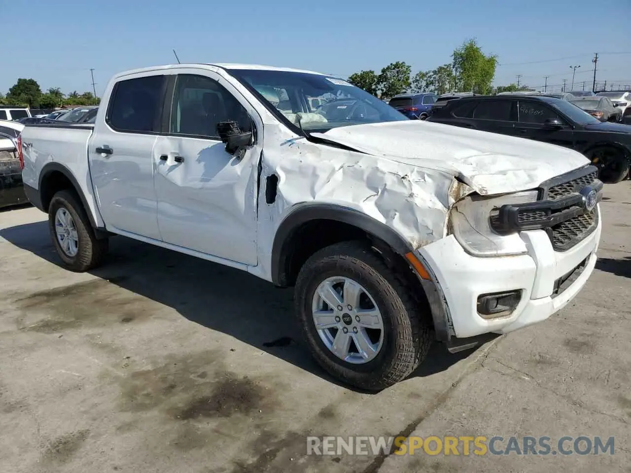 4 fotografías del automóvil dañado 1FTER4PH4RLE25246 FORD RANGER 2024