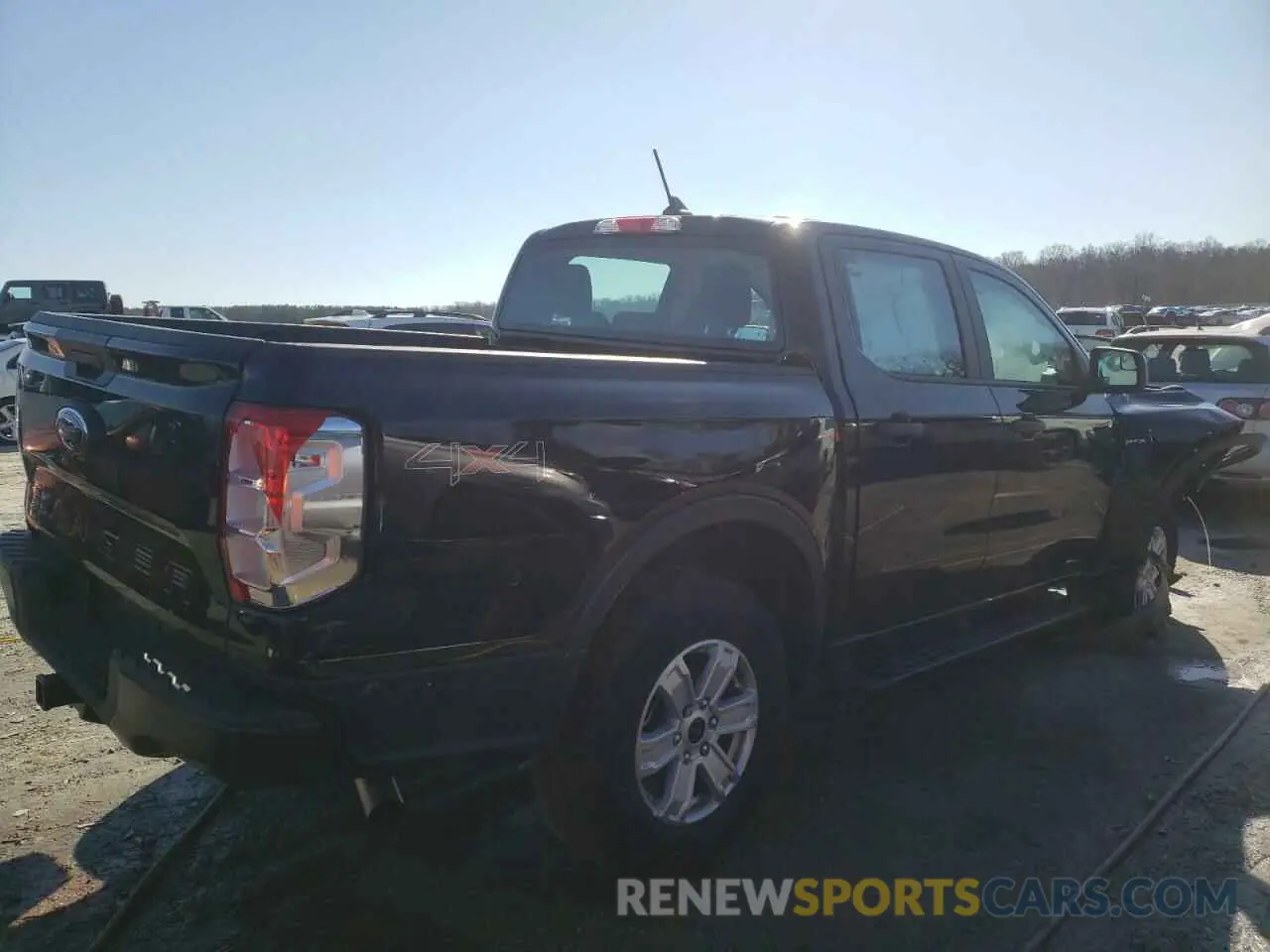 3 fotografías del automóvil dañado 1FTER4PH4RLE25506 FORD RANGER 2024
