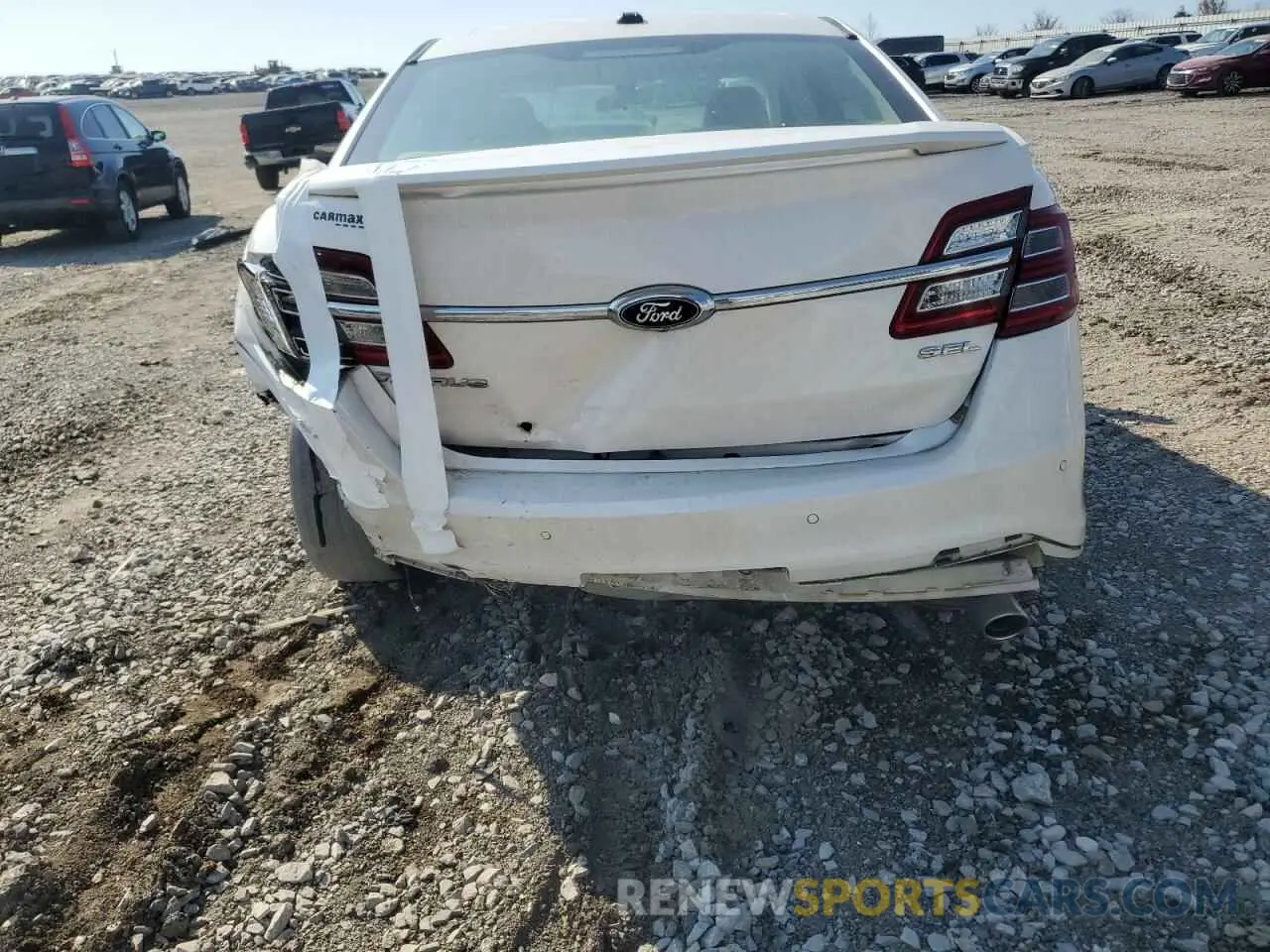 6 fotografías del automóvil dañado 1FAHP2E87KG119611 FORD TAURUS 2019