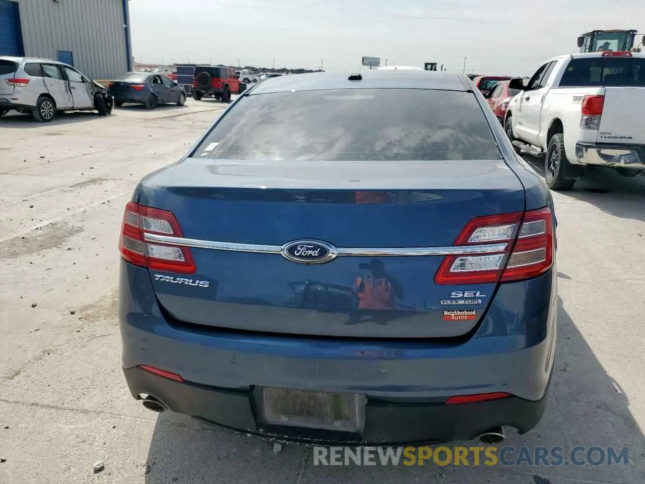 6 fotografías del automóvil dañado 1FAHP2E88KG107760 FORD TAURUS 2019