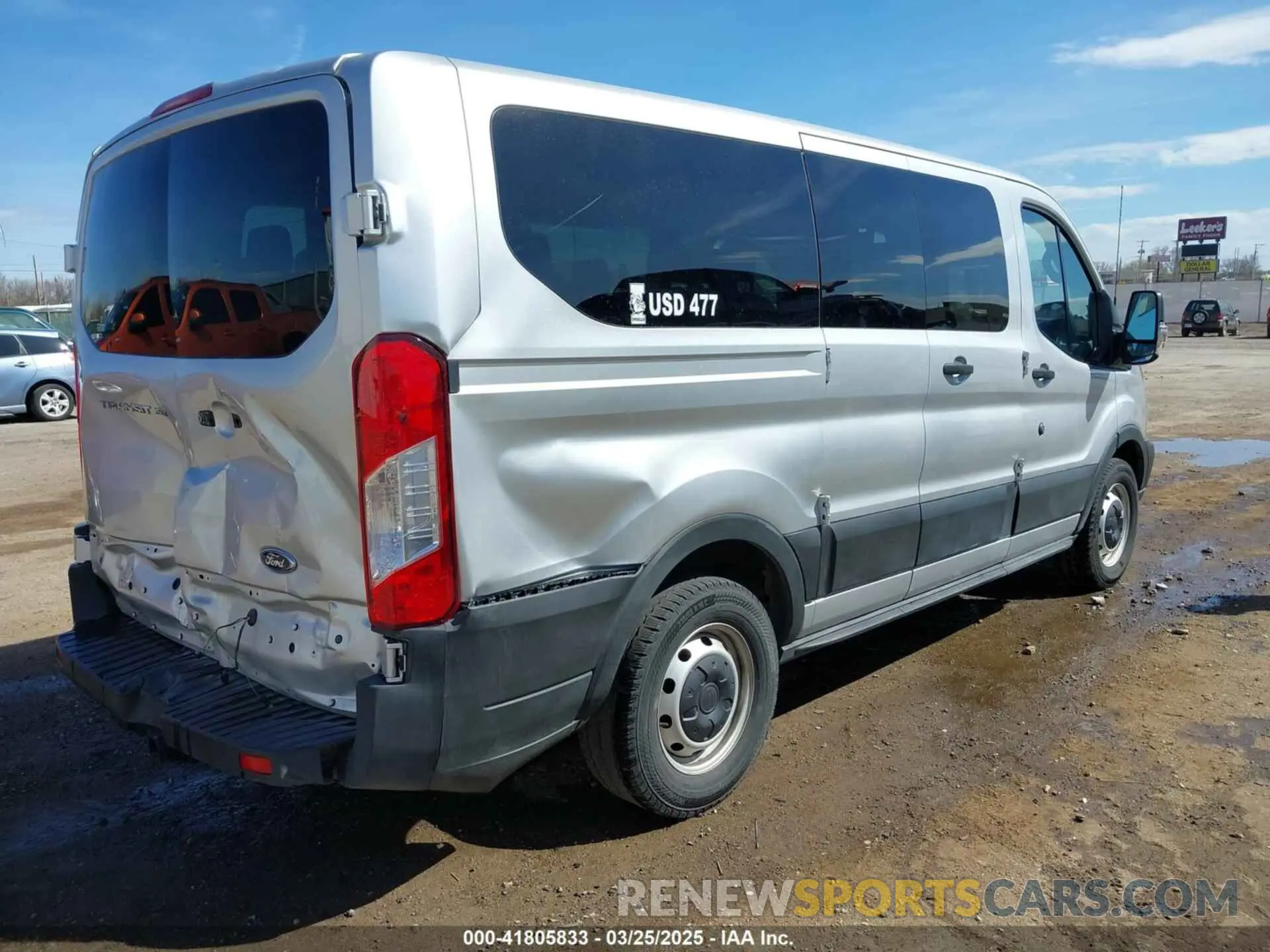 4 fotografías del automóvil dañado 1FMZK1ZM8KKA06967 FORD TRANSIT-150 2019