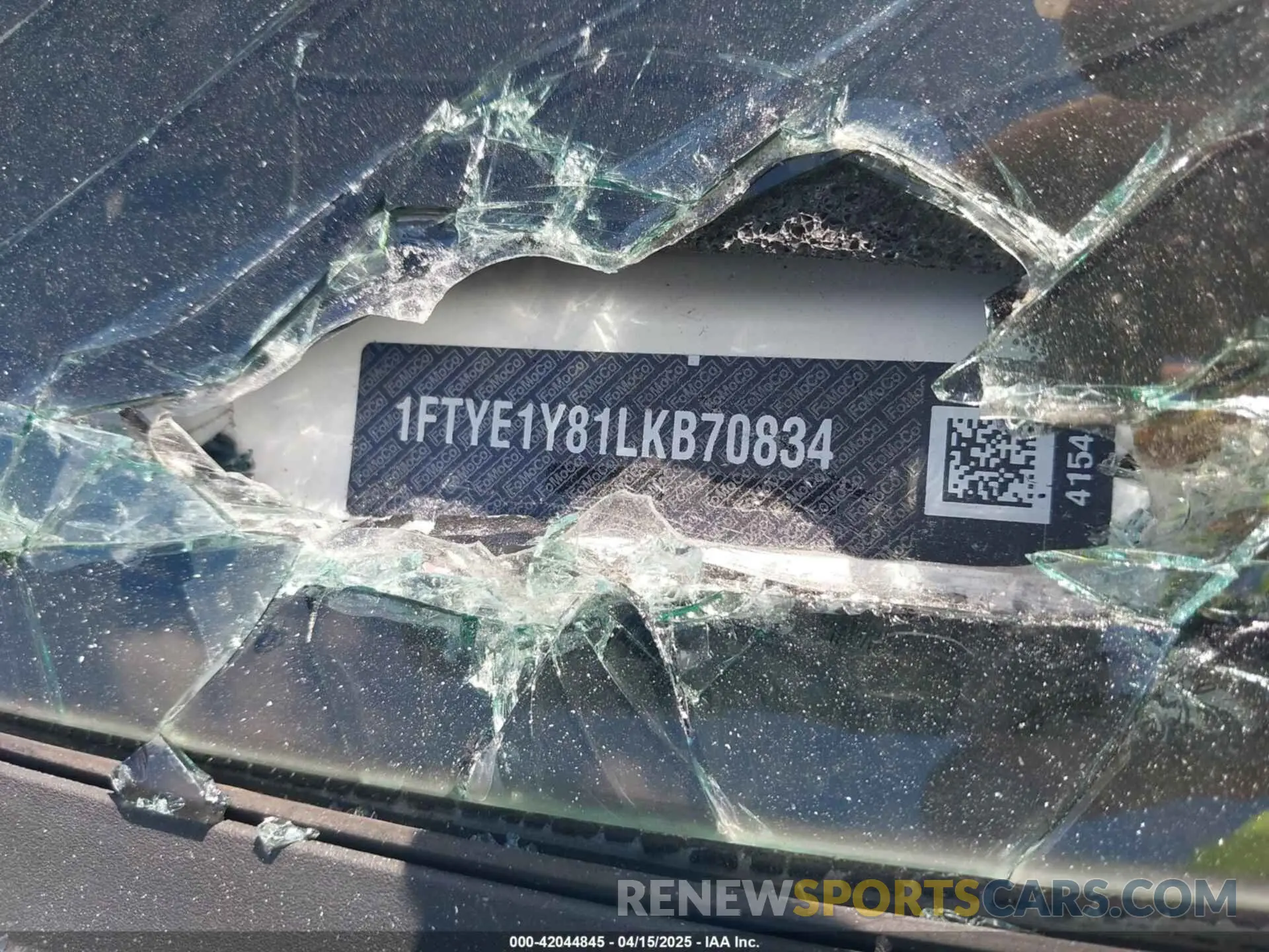 9 fotografías del automóvil dañado 1FTYE1Y81LKB70834 FORD TRANSIT-150 2020
