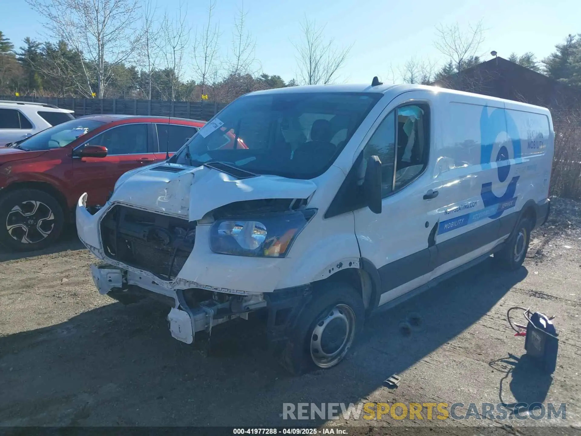 2 fotografías del automóvil dañado 1FTYE1Y80MKA07416 FORD TRANSIT-150 2021