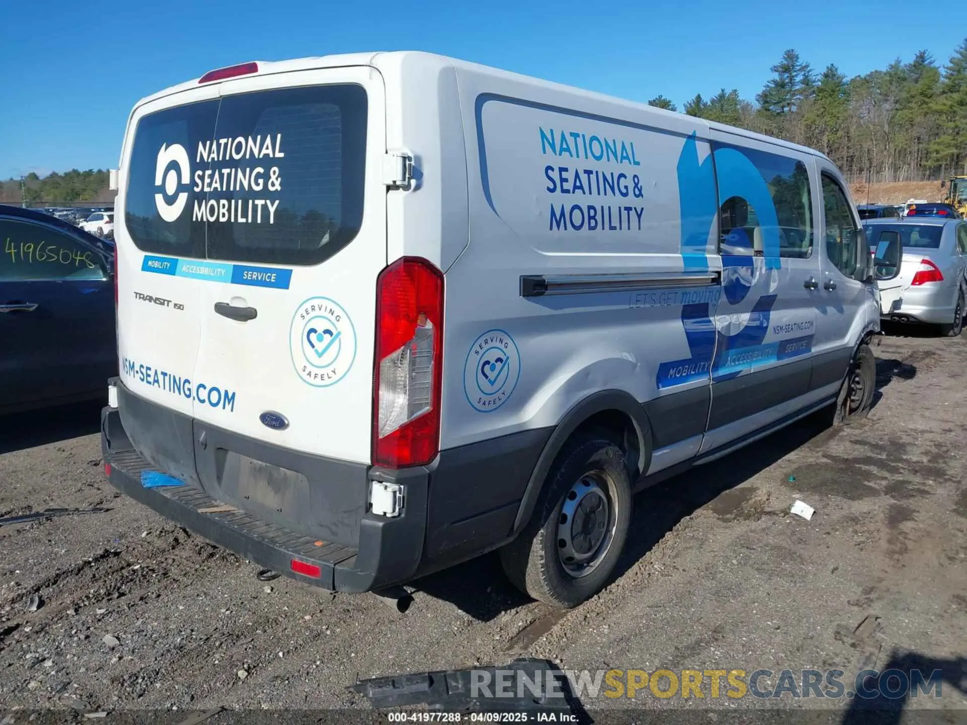4 fotografías del automóvil dañado 1FTYE1Y80MKA07416 FORD TRANSIT-150 2021