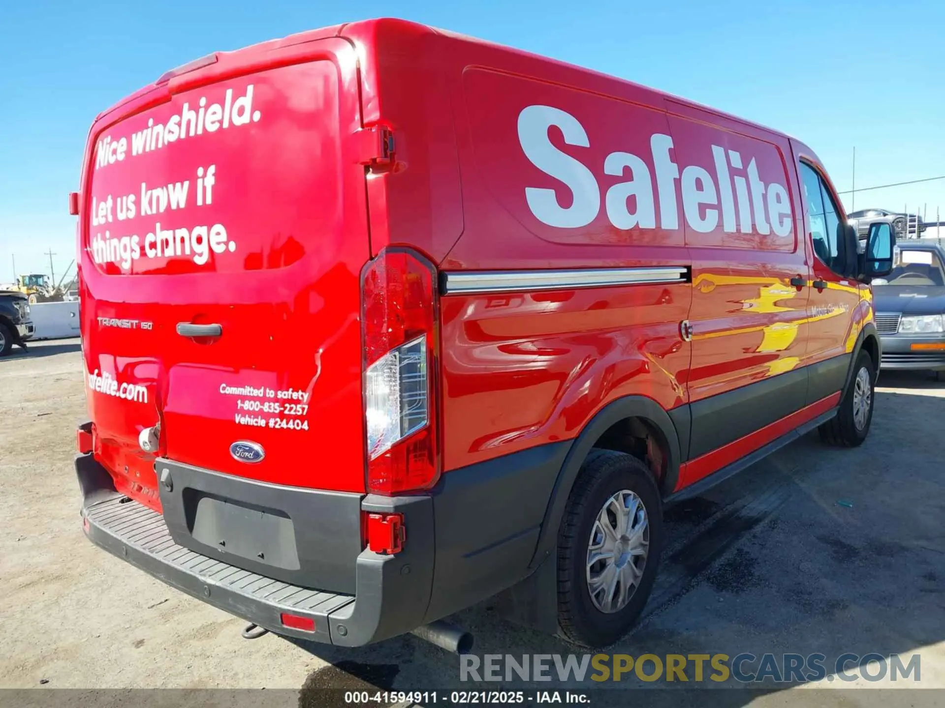 4 fotografías del automóvil dañado 1FTYE1Y86PKB96268 FORD TRANSIT-150 2023