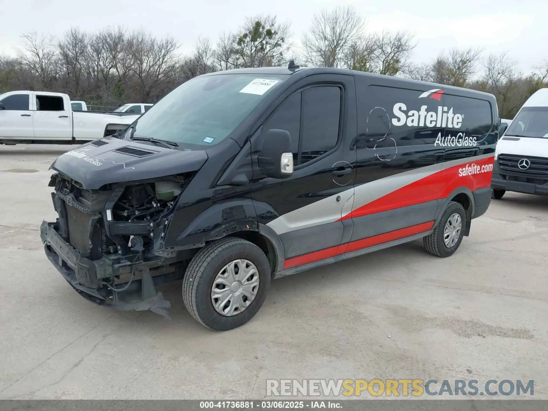 2 fotografías del automóvil dañado 1FTYE1Y89PKB02836 FORD TRANSIT-150 2023