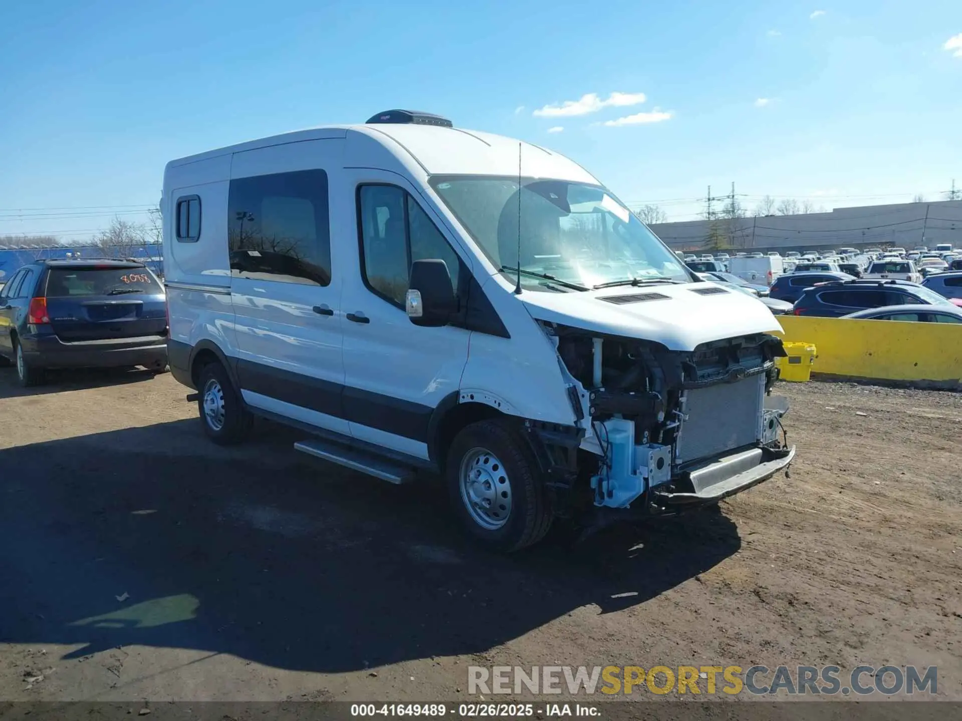 1 fotografías del automóvil dañado 1FTYE2C84PKB90935 FORD TRANSIT-150 2023