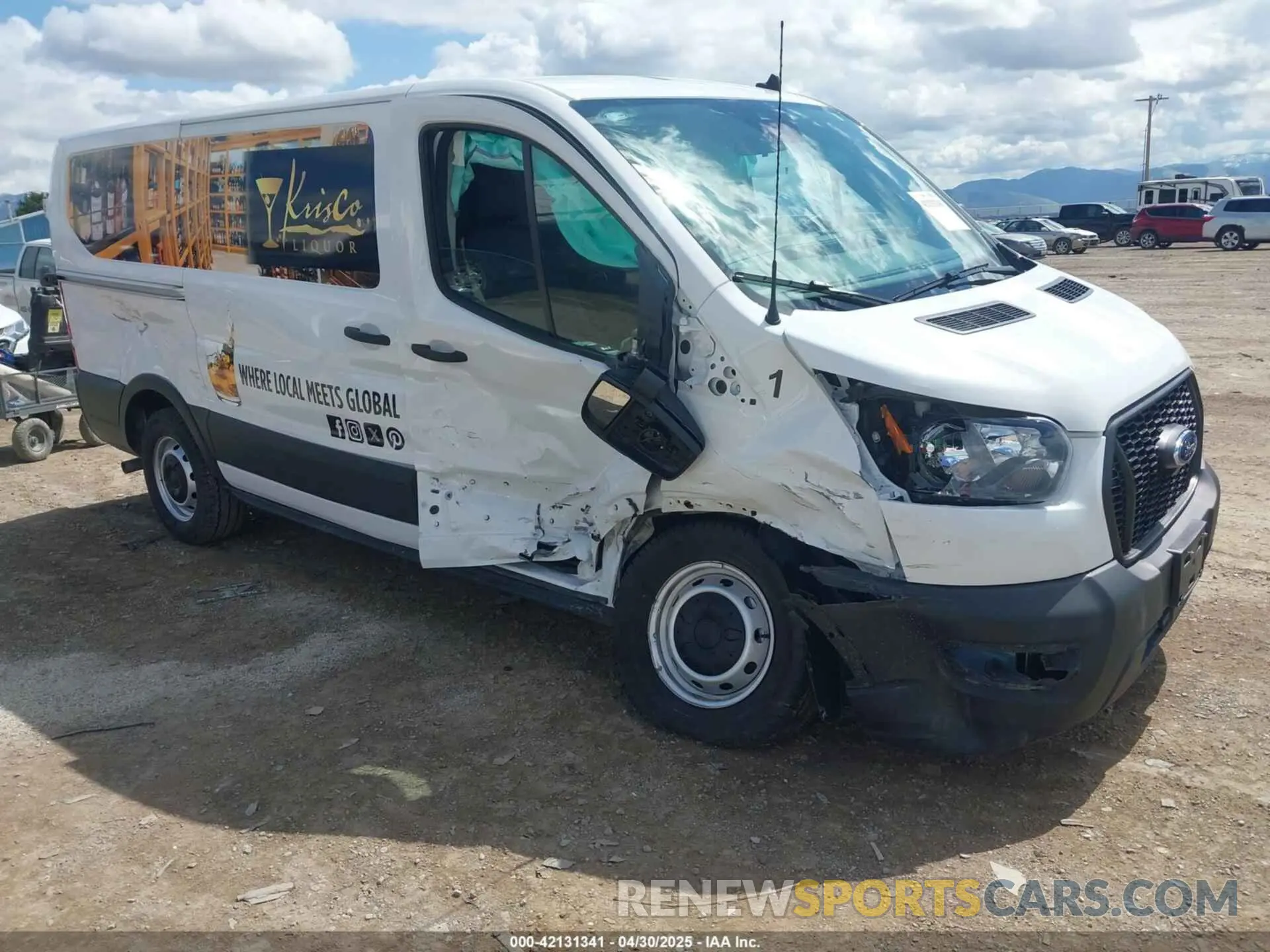 1 fotografías del automóvil dañado 1FTYE1Y84RKA02808 FORD TRANSIT-150 2024