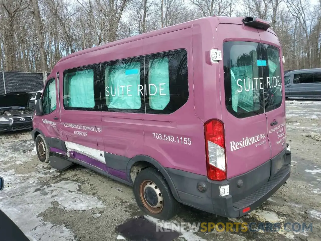 2 fotografías del automóvil dañado 1FBAX2CM5KKA96715 FORD TRANSIT 2019
