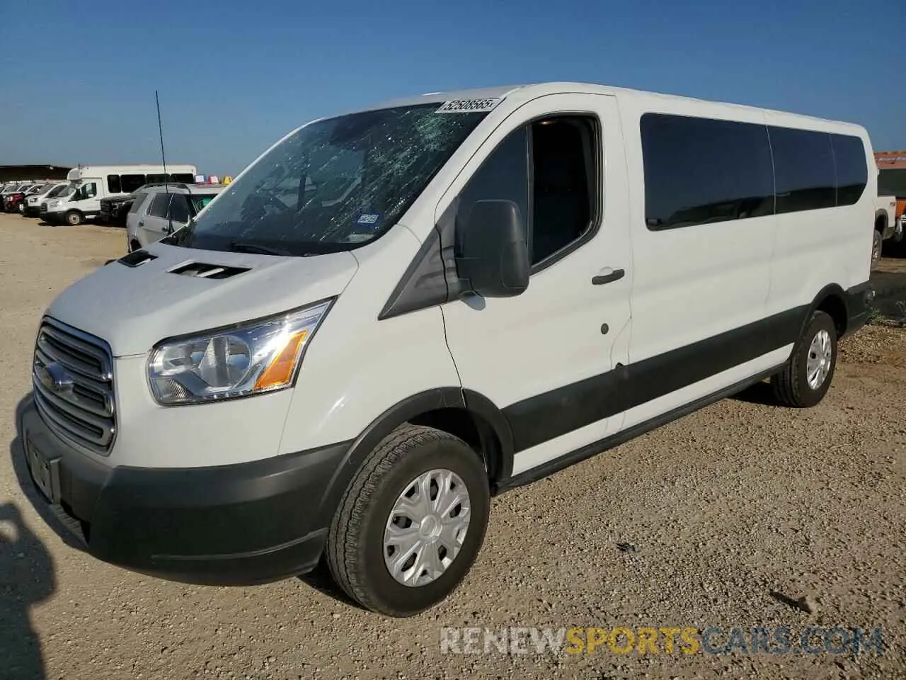 1 fotografías del automóvil dañado 1FBZX2ZM1KKB25105 FORD TRANSIT 2019