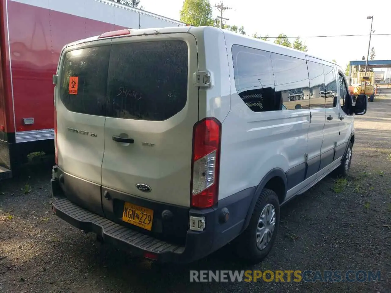 3 fotografías del automóvil dañado 1FBZX2ZM4KKA92925 FORD TRANSIT 2019