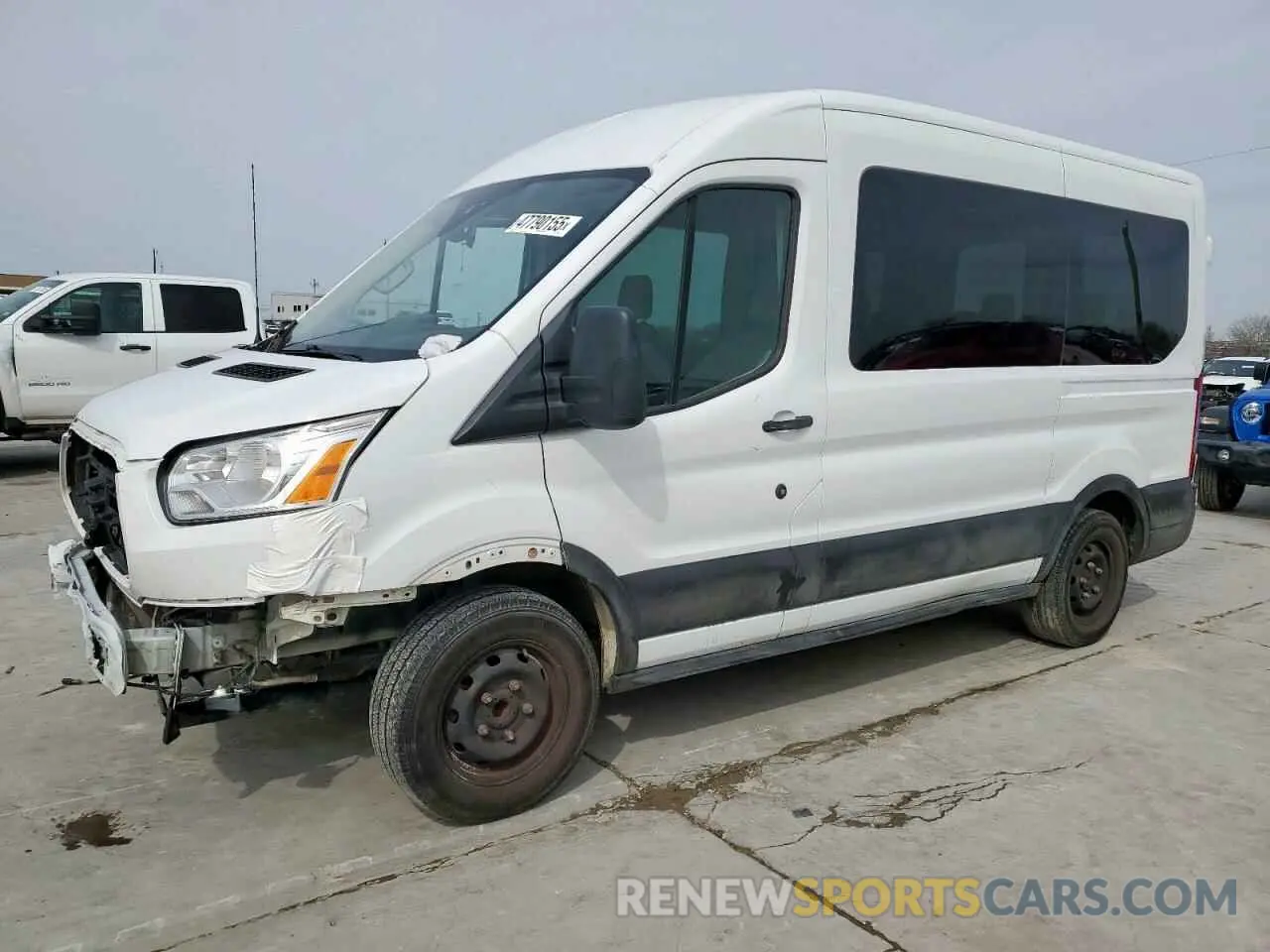 1 fotografías del automóvil dañado 1FMZK1CM5KKB04945 FORD TRANSIT 2019