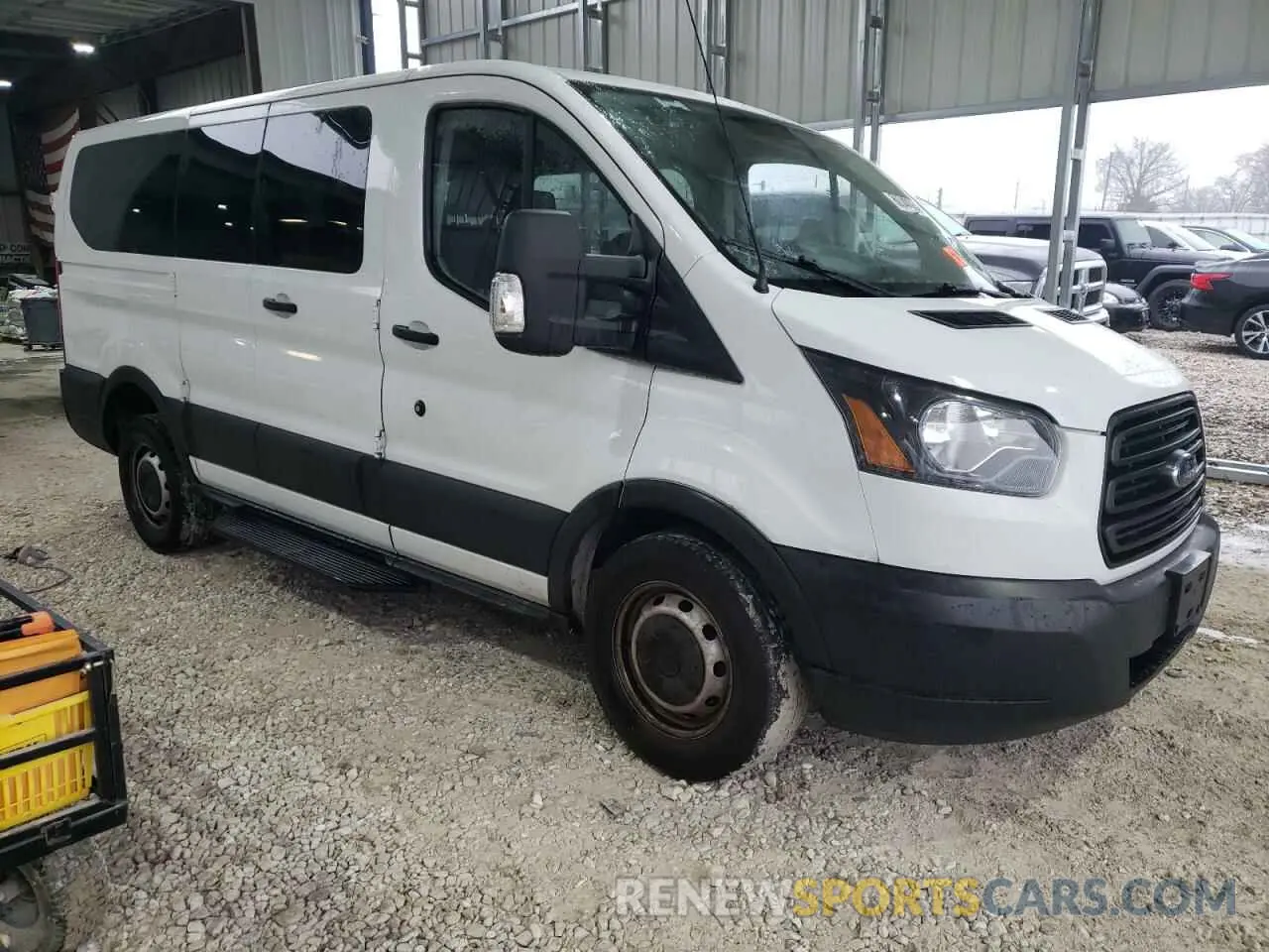 4 fotografías del automóvil dañado 1FMZK1ZMXKKB28505 FORD TRANSIT 2019