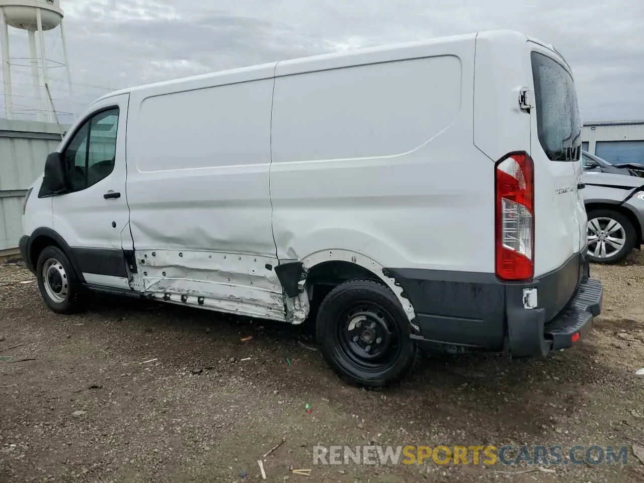 2 fotografías del automóvil dañado 1FTYE1ZM6KKB37919 FORD TRANSIT 2019