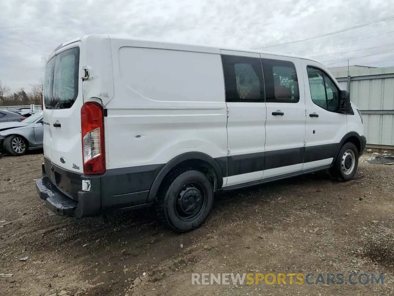 3 fotografías del automóvil dañado 1FTYE1ZM6KKB37919 FORD TRANSIT 2019