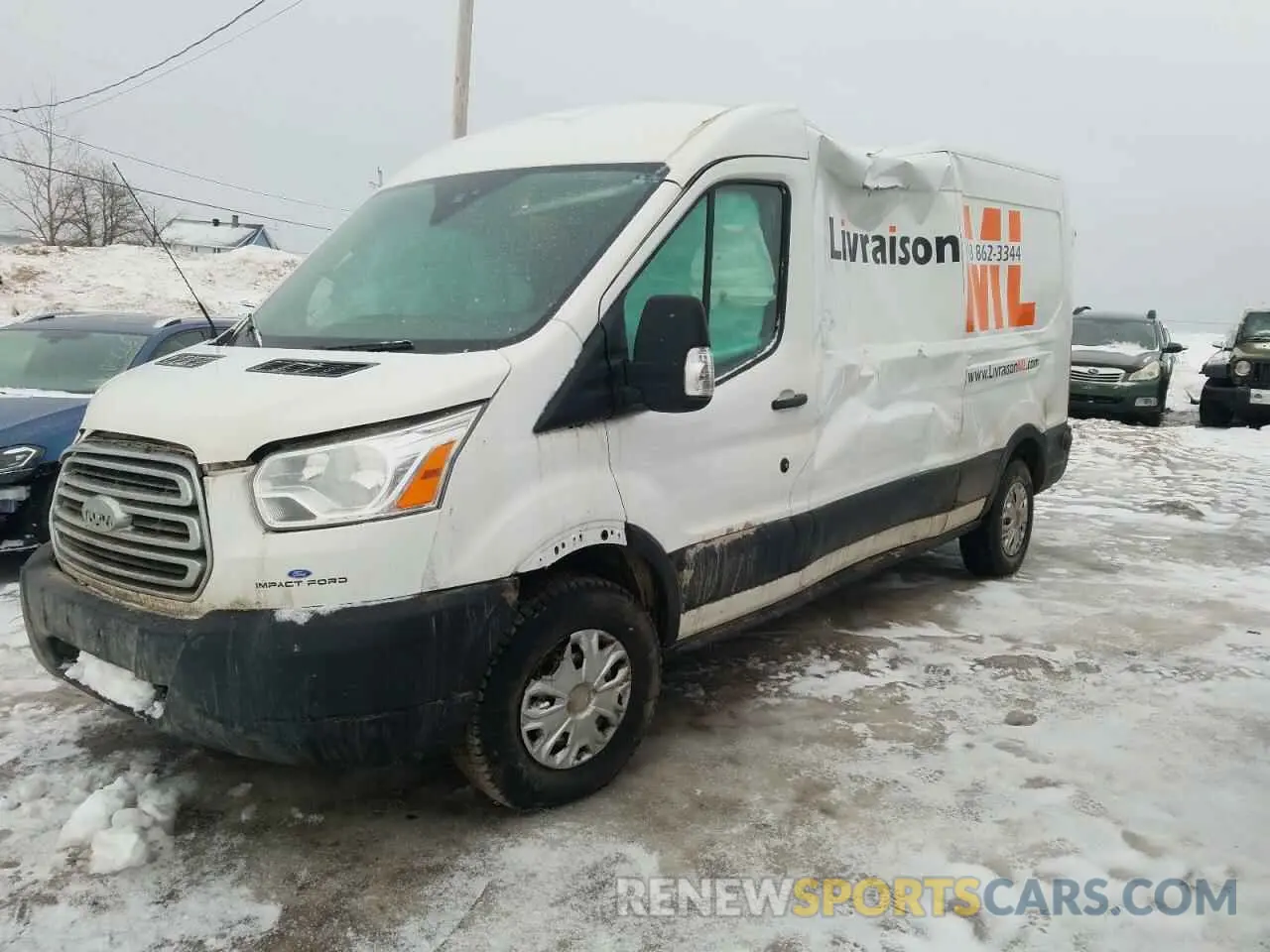 1 fotografías del automóvil dañado 1FTYR2CM5KKA90031 FORD TRANSIT 2019