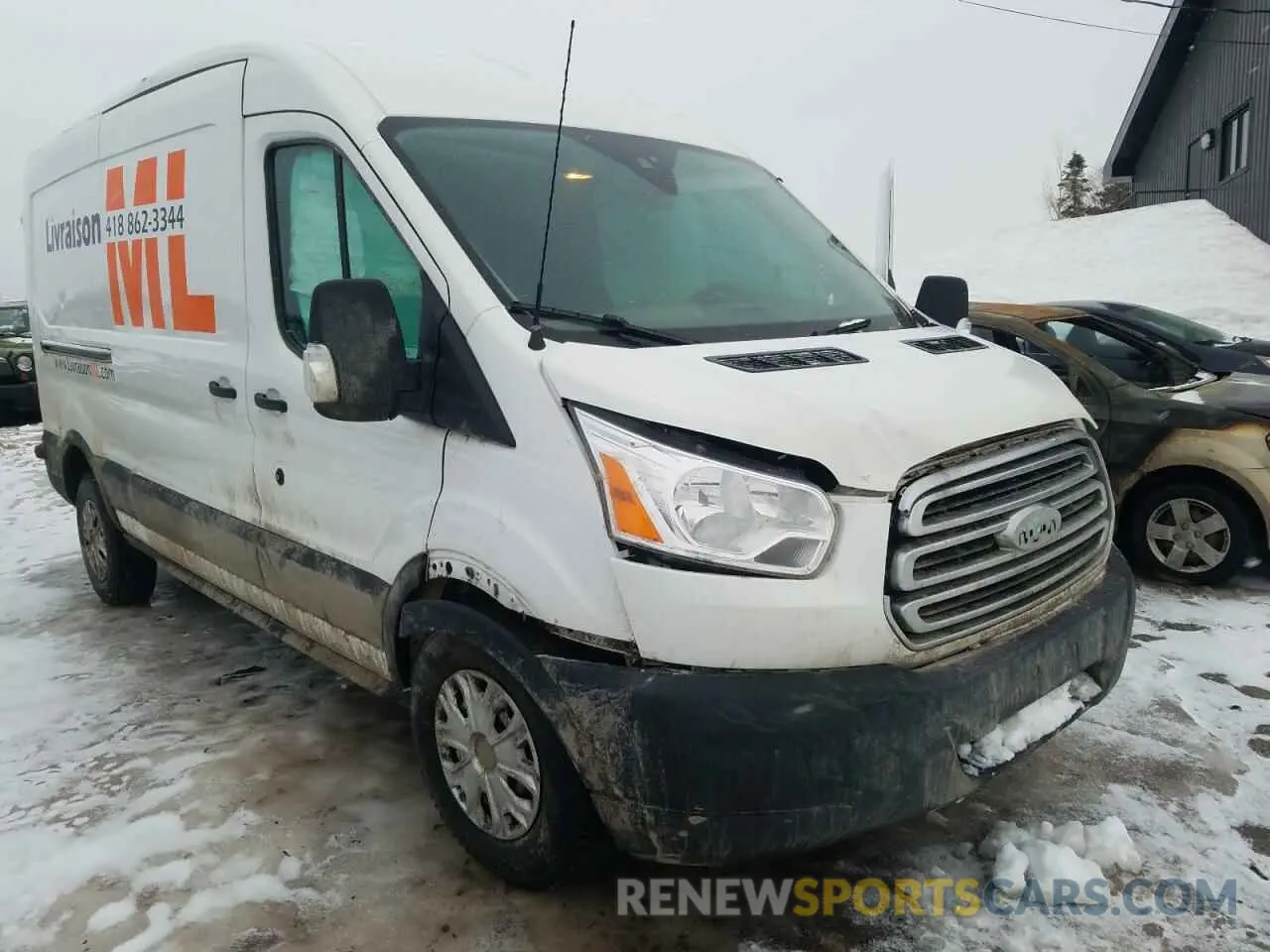 4 fotografías del automóvil dañado 1FTYR2CM5KKA90031 FORD TRANSIT 2019