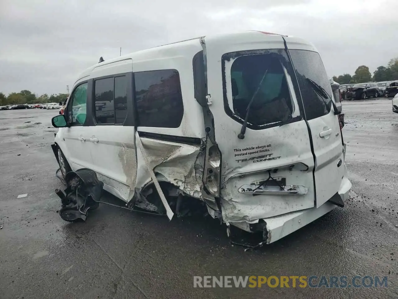 2 fotografías del automóvil dañado NM0GS9F24K1427441 FORD TRANSIT 2019