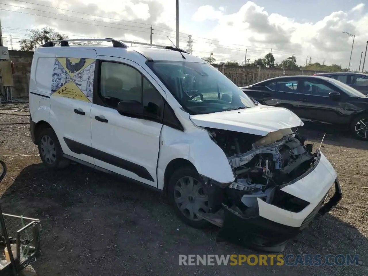 4 fotografías del automóvil dañado NM0LE6E22K1387821 FORD TRANSIT 2019