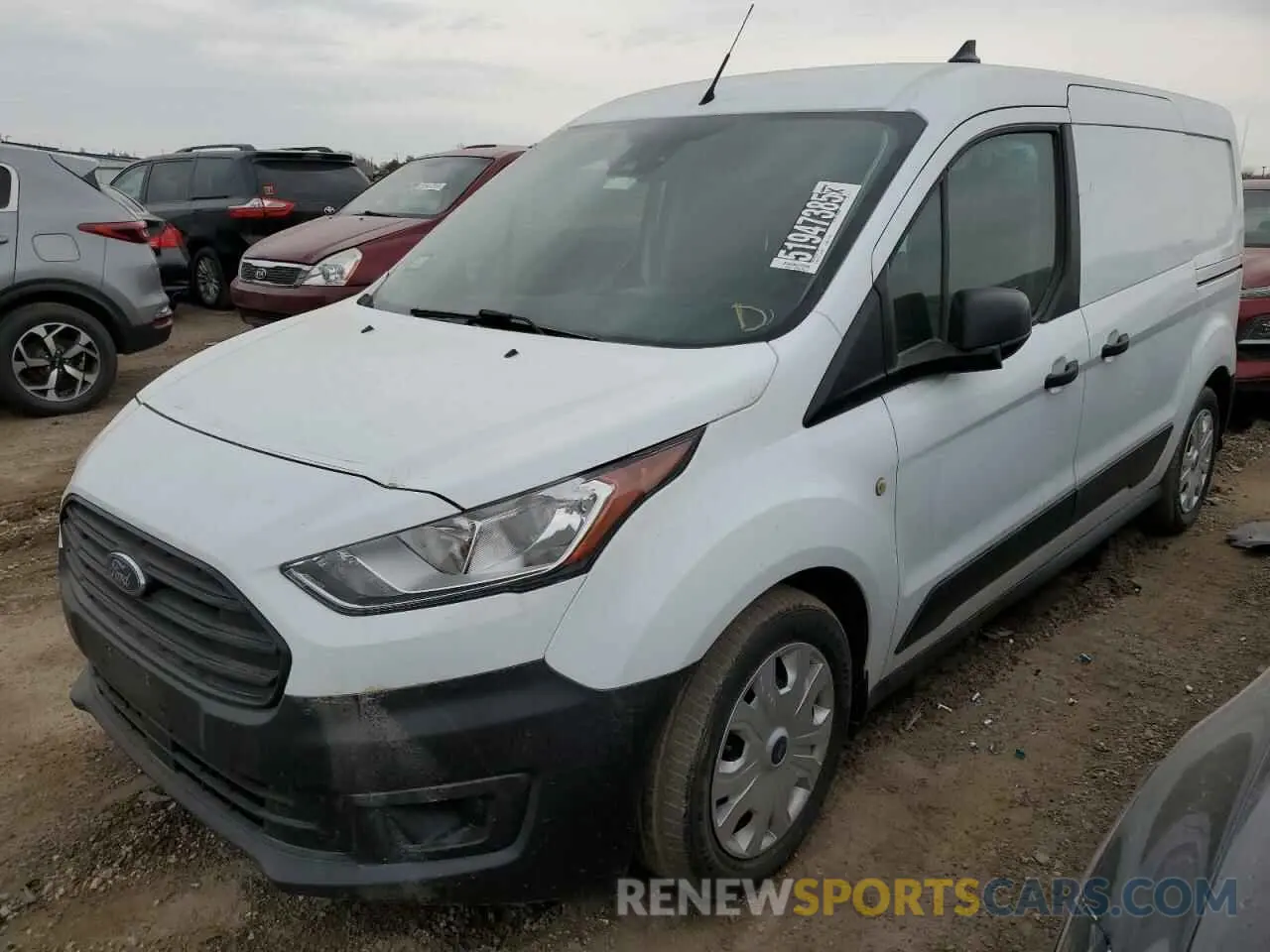 1 fotografías del automóvil dañado NM0LE7E23K1431718 FORD TRANSIT 2019
