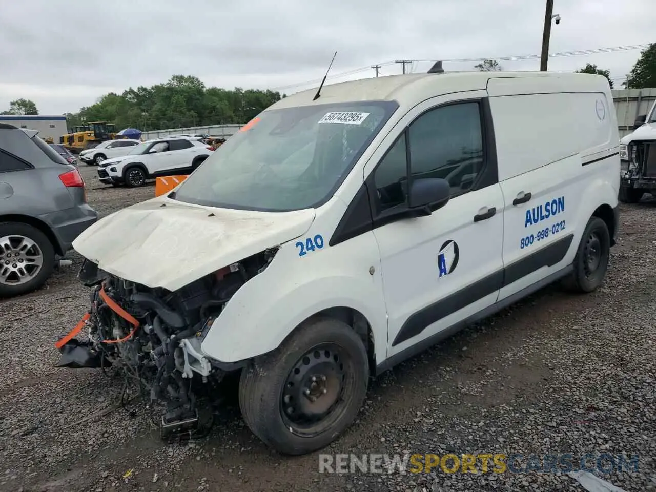 1 fotografías del automóvil dañado NM0LS7E25K1387097 FORD TRANSIT 2019