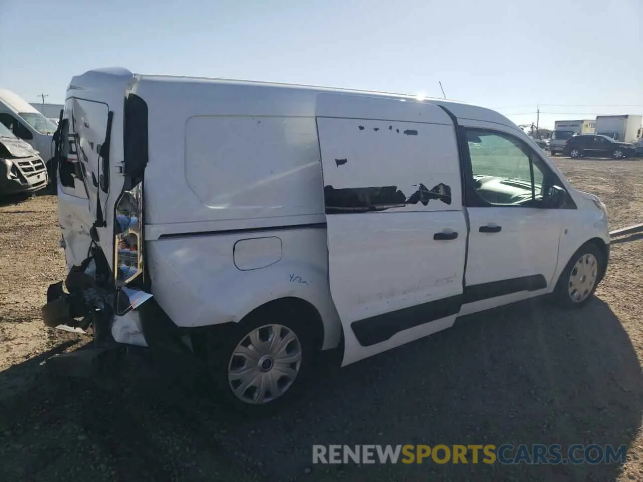 3 fotografías del automóvil dañado NM0LS7E27K1391393 FORD TRANSIT 2019