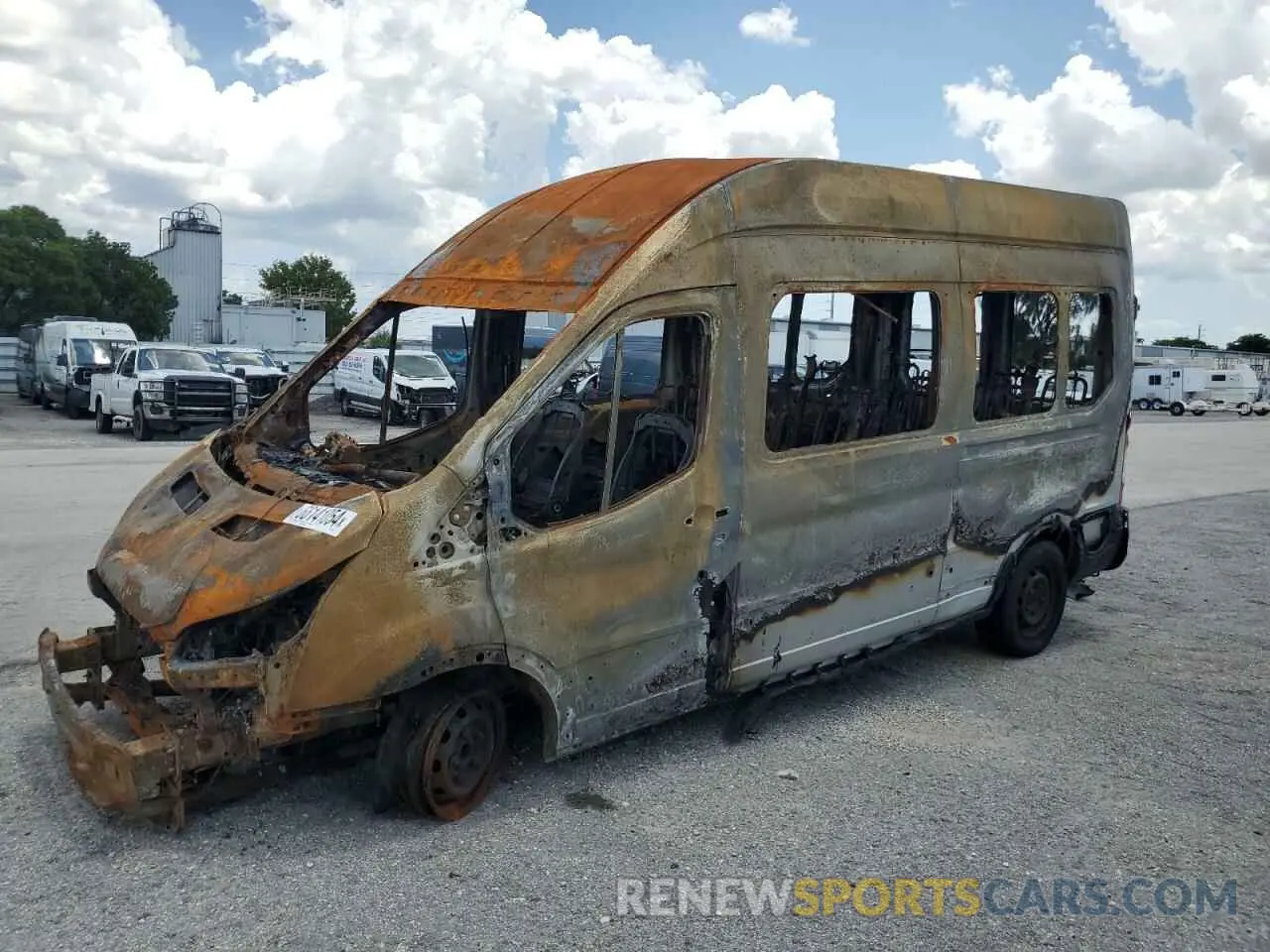 1 fotografías del automóvil dañado 1FBAX2X82LKA95861 FORD TRANSIT 2020