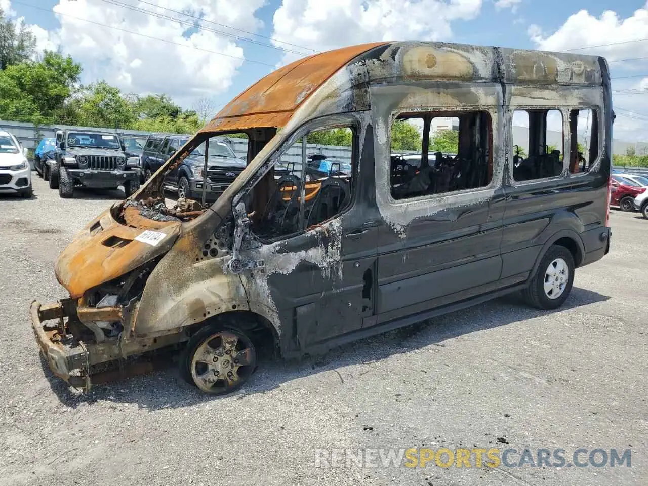 1 fotografías del automóvil dañado 1FBAX2XGXLKA08747 FORD TRANSIT 2020