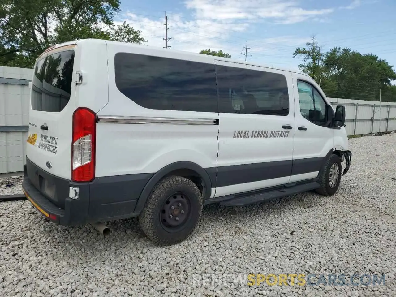 3 fotografías del automóvil dañado 1FMZK1Y85LKA10660 FORD TRANSIT 2020