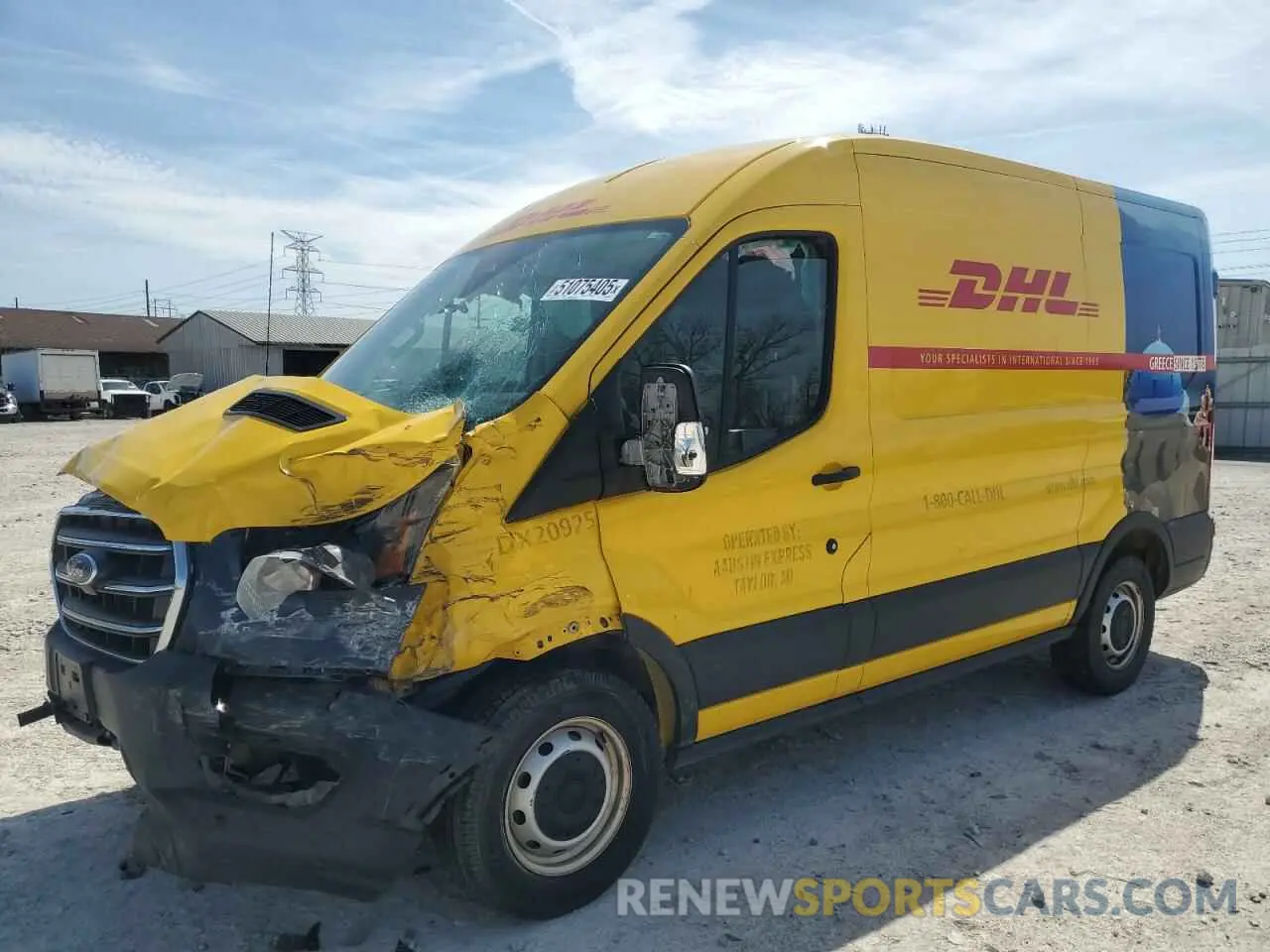 1 fotografías del automóvil dañado 1FTYE1C88LKB55948 FORD TRANSIT 2020