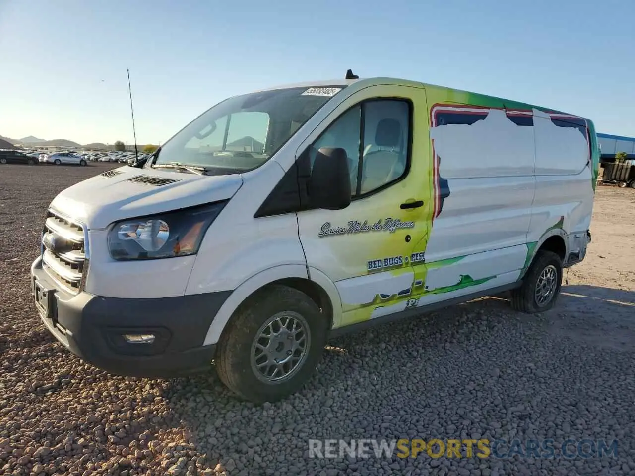 1 fotografías del automóvil dañado 1FTYE1Y8XLKB43776 FORD TRANSIT 2020